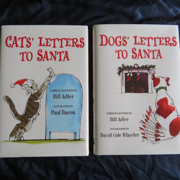 (2) Cat & Dog Letters To Santa Books - NEW - Picture 1 of 6
